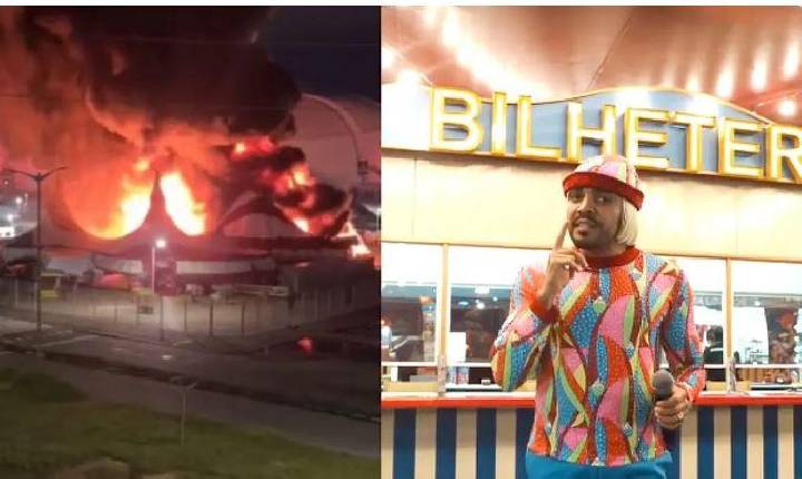 Circo do Tirullipa é atingido por incêndio em Natal