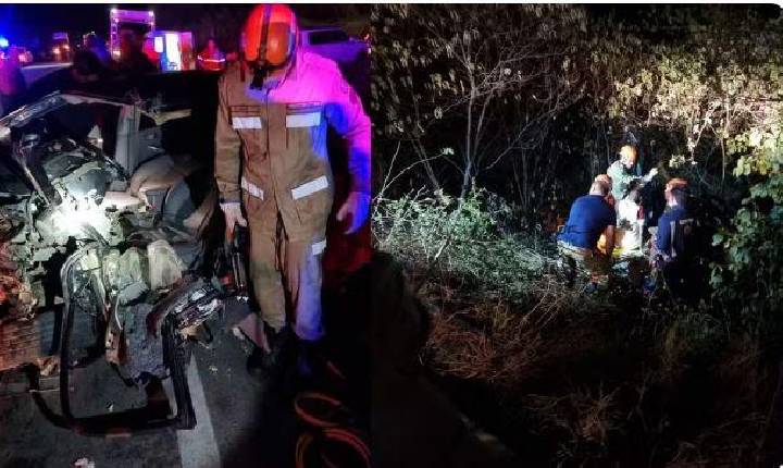 Grave acidente na BR-020 deixa dois mortos e quatro feridos em Canindé; criança de 2 anos é resgatada
