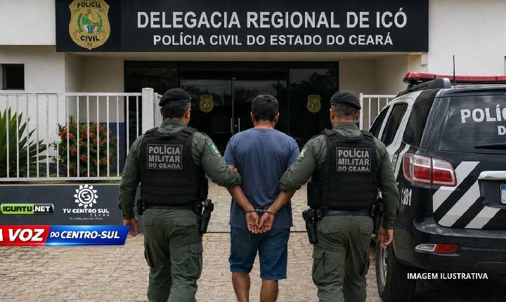 Homem é preso em Icó após descumprir medida protetiva contra ex-companheira