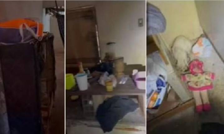 Mãe é presa em Camocim, suspeita de maus-tratos contra filhos em casa com lixo, mau cheiro e animal morto