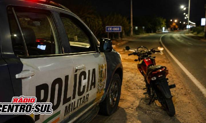 Motociclista embriagado é preso após desobedecer ordem de parada da PM em Acopiara