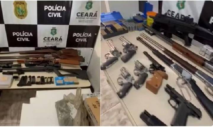 Polícia apreende 18 armas irregulares de CACs com registros cancelados no Ceará