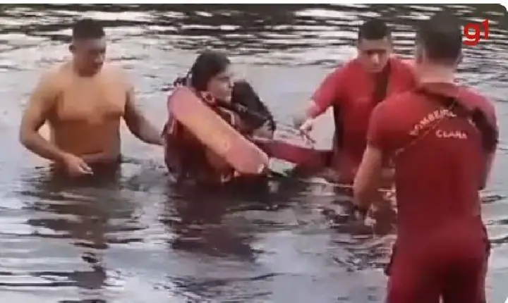 Policial de folga salva mulher e cachorro que se afogavam em rio na cidade de  Limoeiro do Norte no Ceará
