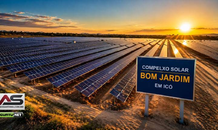 Qair inaugura parque solar de R$ 700 milhões em Icó e reforça geração de energia limpa no Ceará