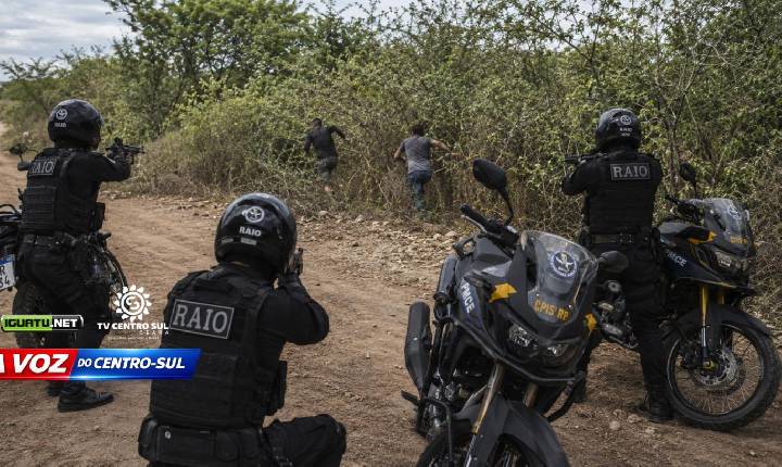 Suspeitos atiram contra equipe do RAIO e fogem pelo matagal na zona rural de Icó