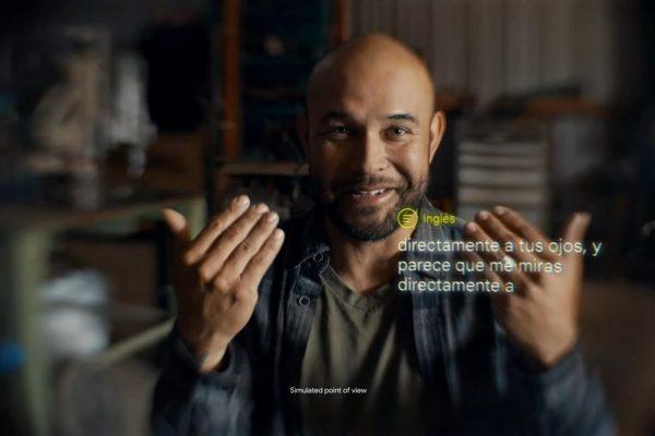 Google apresenta óculos com tecnologia que permite tradução simultânea