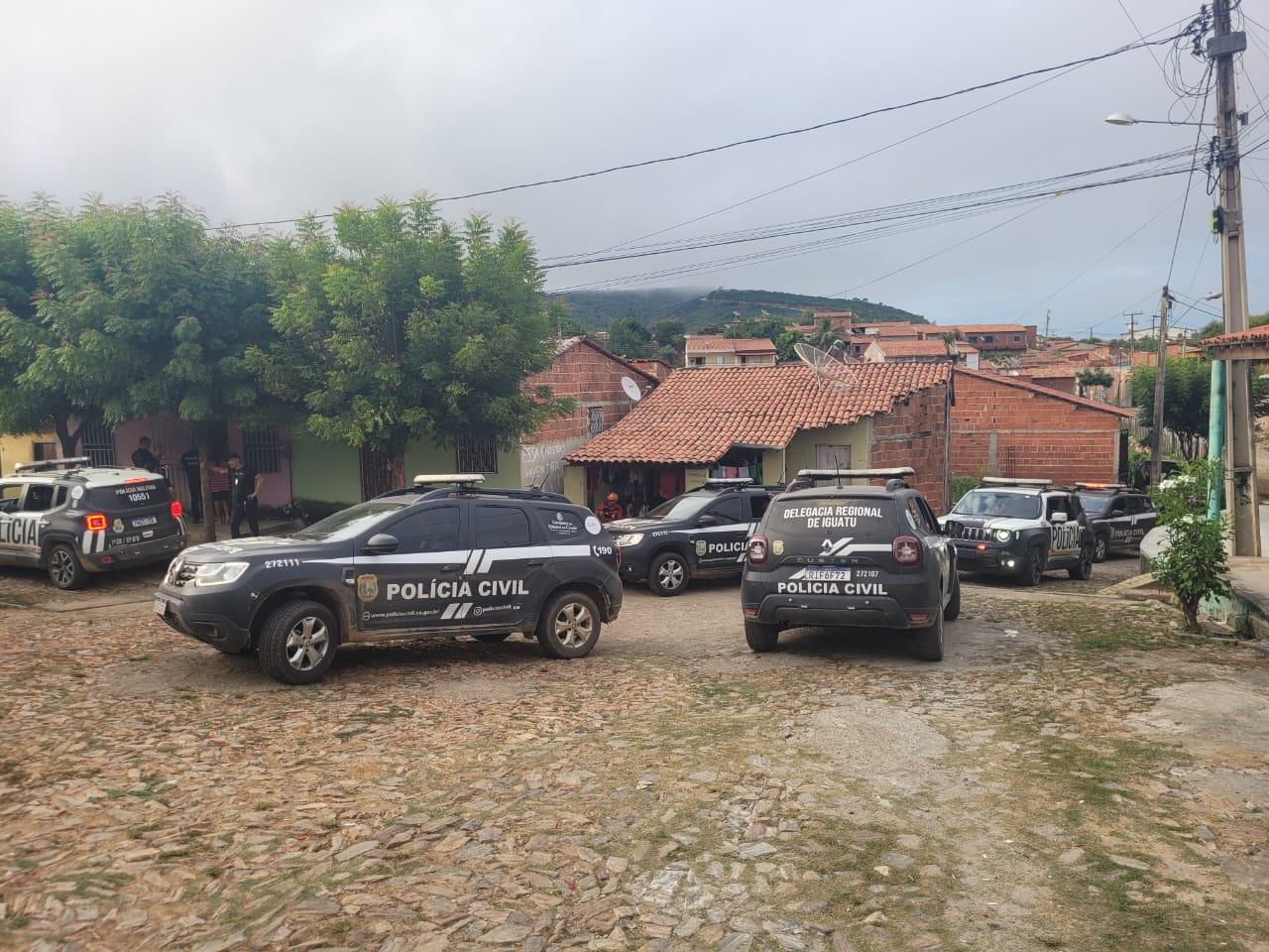 Operação policial em Cariús prende dupla acusada de homicídio