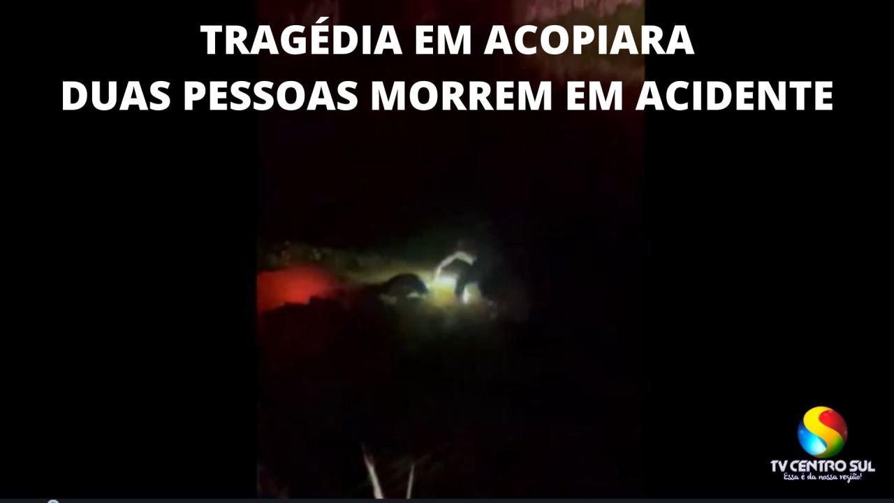 Após colisão, carro cai dentro de açude e duas pessoas morrem, em Acopiara