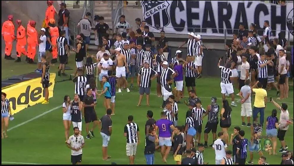 Como foi redigida a súmula na confusão do jogo entre Ceará e Cuiabá