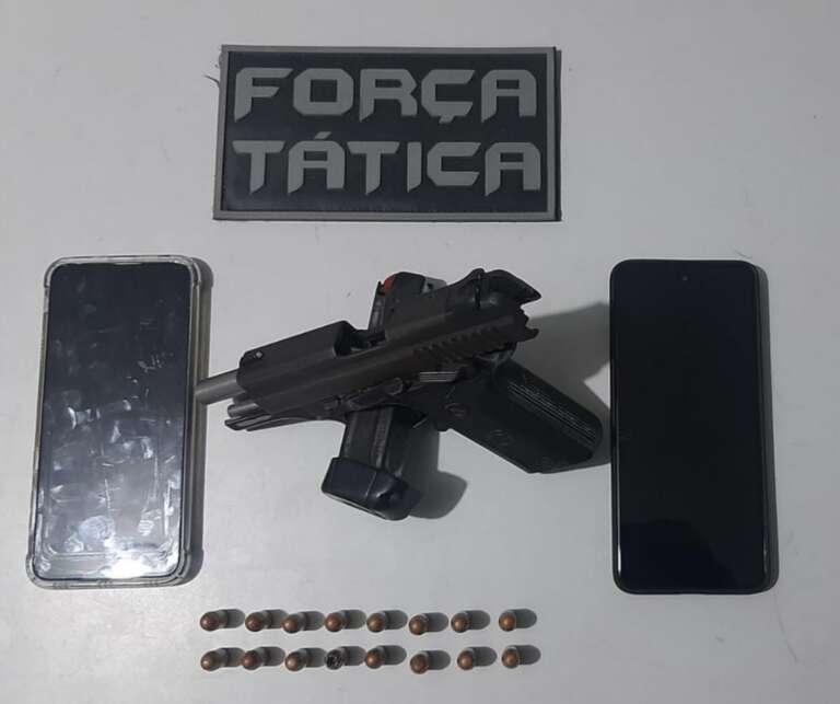 Homem é preso e pistola é apreendida durante abordagem da PMCE no Eusébio