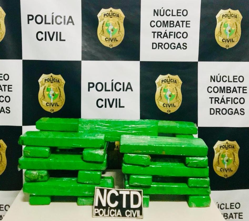 Quatro pessoas são presas e mais de 28 kg de maconha são apreendidos no Cariri