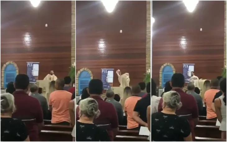 Padre tira batina e abandona missa após discussão política com fiel