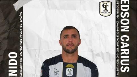 Atacante Edson Cariús acerta com equipe da 1ª divisão do Paraguai