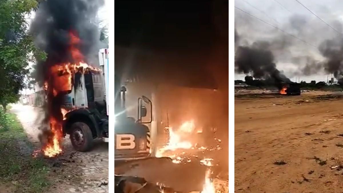 Cidades do RN têm madrugada de ataques a tiros e incêndios em comércios, veículos e órgãos públicos