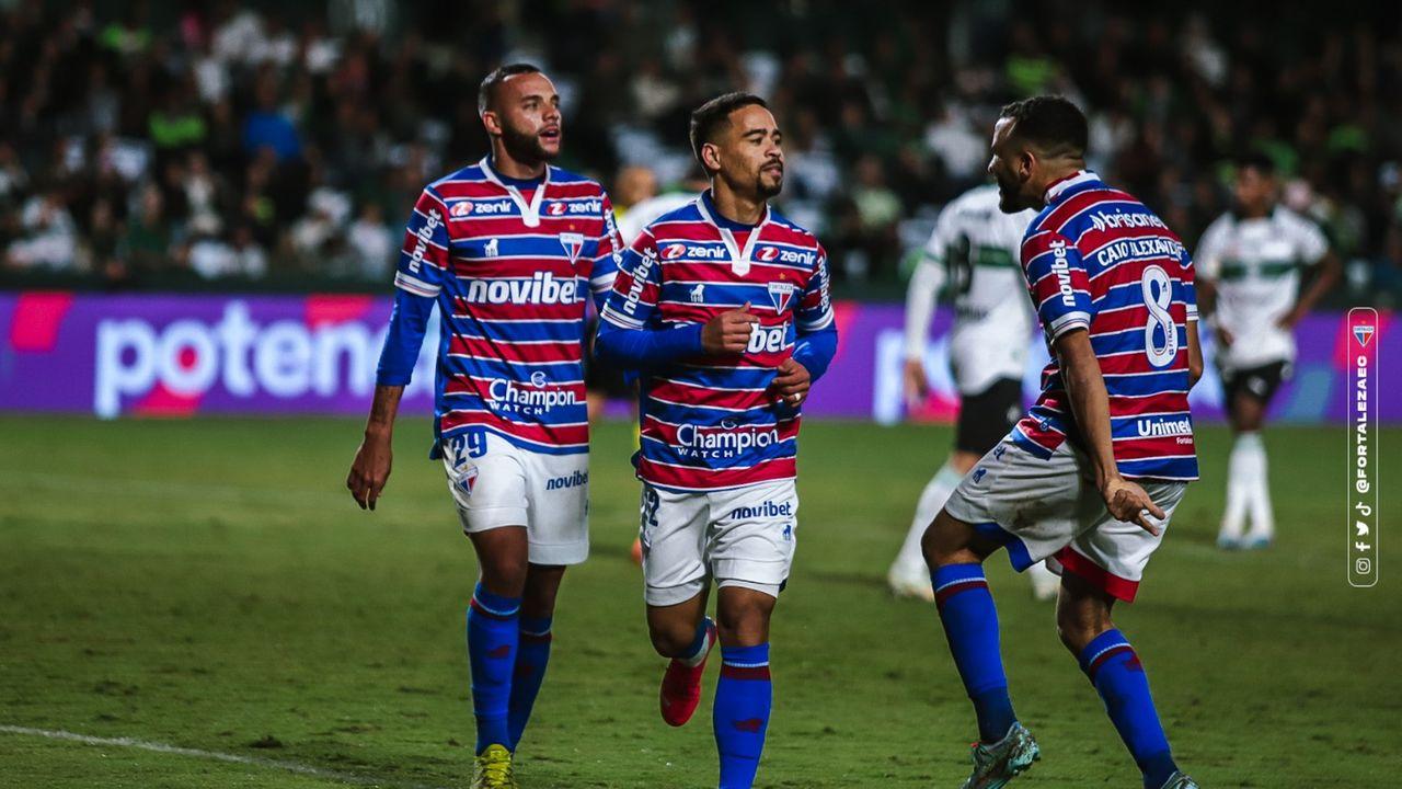 Fortaleza supera o Coritiba por 3 a 0 e vence a primeira na Série A do Brasileiro e pela primeira vez no estadio curitibano.