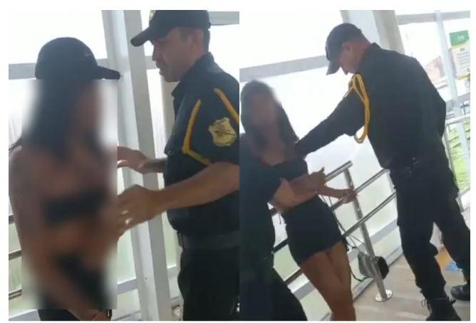Travesti é empurrada por seguranças e impedida de entrar em estação do VLT, em Fortaleza