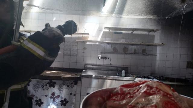 Explosão de botijão de gás deixou três feridos em restaurante no Crato