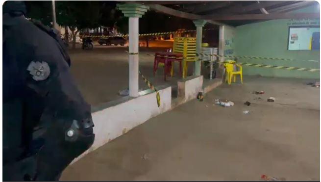 Ataque a tiros deixa homem morto e seis baleados dentro de bar em Quixadá no Ceará