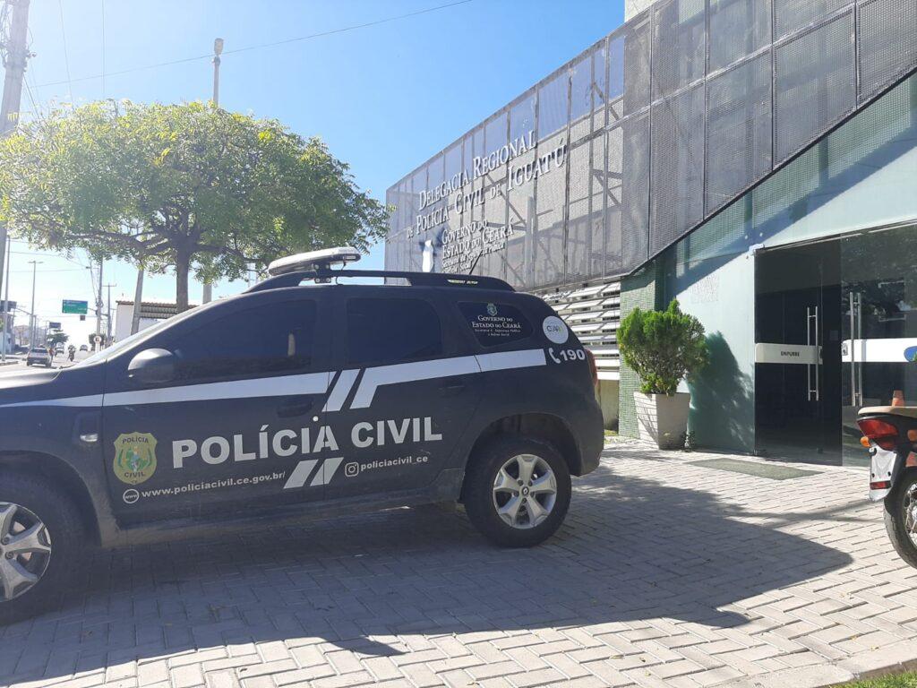 Homem em posse de arma de fogo é preso pela Polícia Militar em Saboeiro e conduzido à Delegacia Regional de Iguatu.