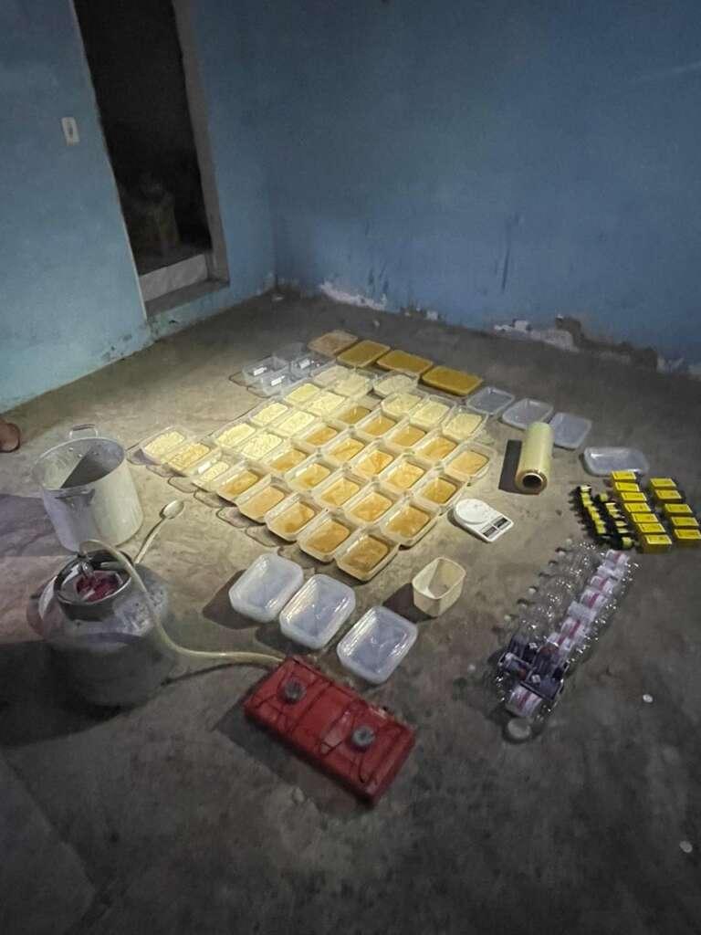 Polícia Civil, com apoio da Coin/SSPDS, desativa laboratório de drogas e prende homem no Cariri