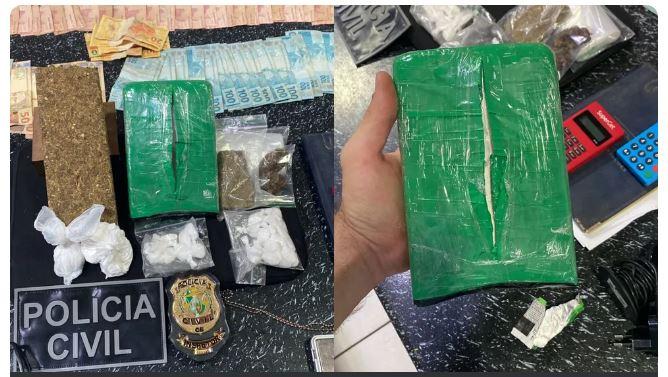 'Vovô' é preso enquanto vendia drogas em Tianguá no interior do Ceará; cocaína e maconha são apreendidas com ele