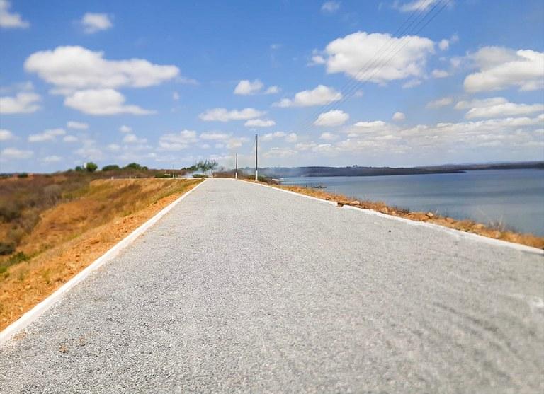 DNOCS entrega pavimentação no coroamento da Barragem do Trussu, em Iguatu