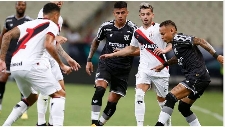 Com protesto da torcida, Ceará perde para o Atlético/GO no Castelão e fica muito longe do G4
