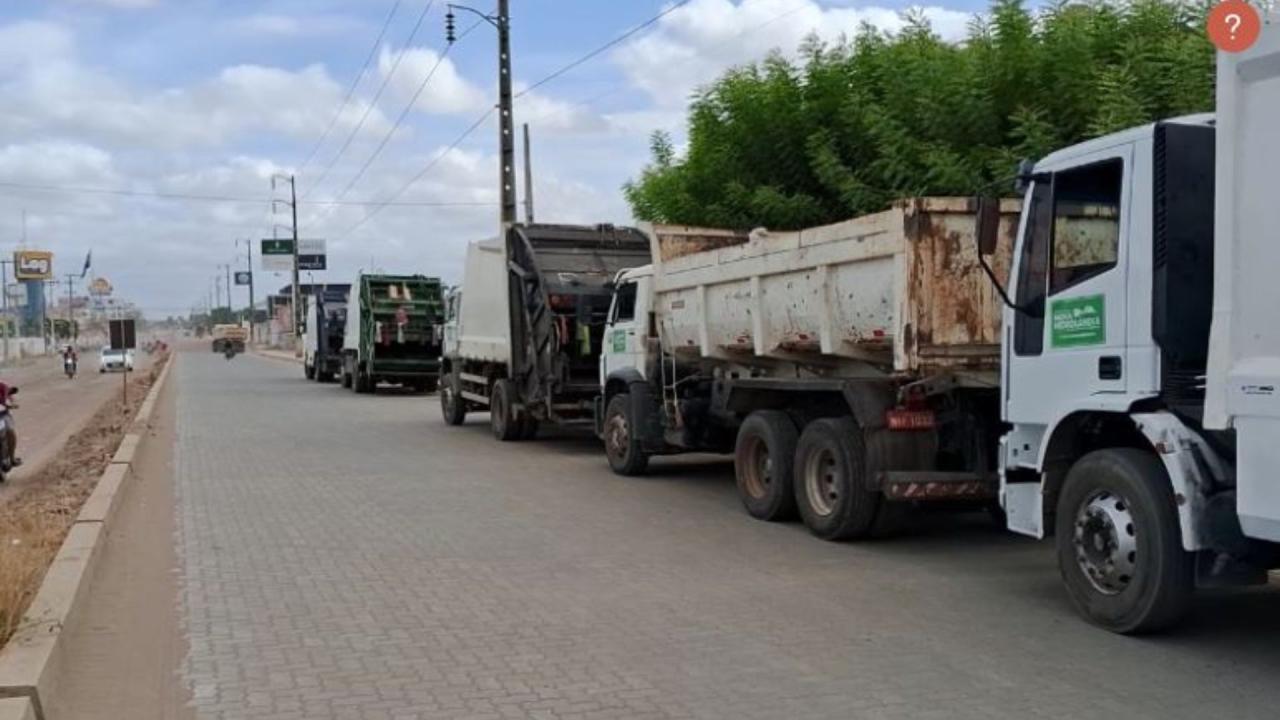 Nova empresa responsável pela coleta de lixo começa a trabalhar nas ruas de Iguatu