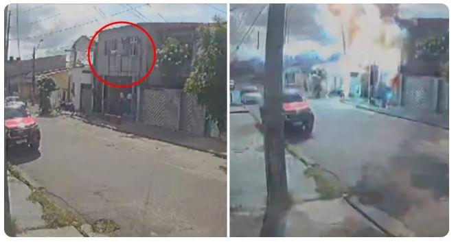 Pedreiro tem 80% do corpo queimado após sofrer descarga elétrica, em Fortaleza