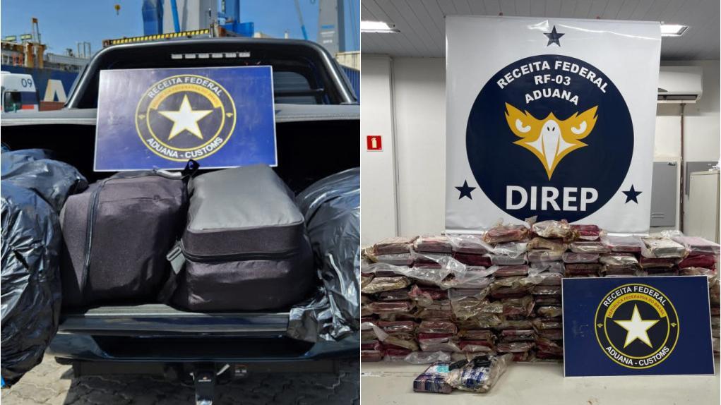 Receita Federal apreende 140kg de cocaína no Porto do Mucuripe, em Fortaleza