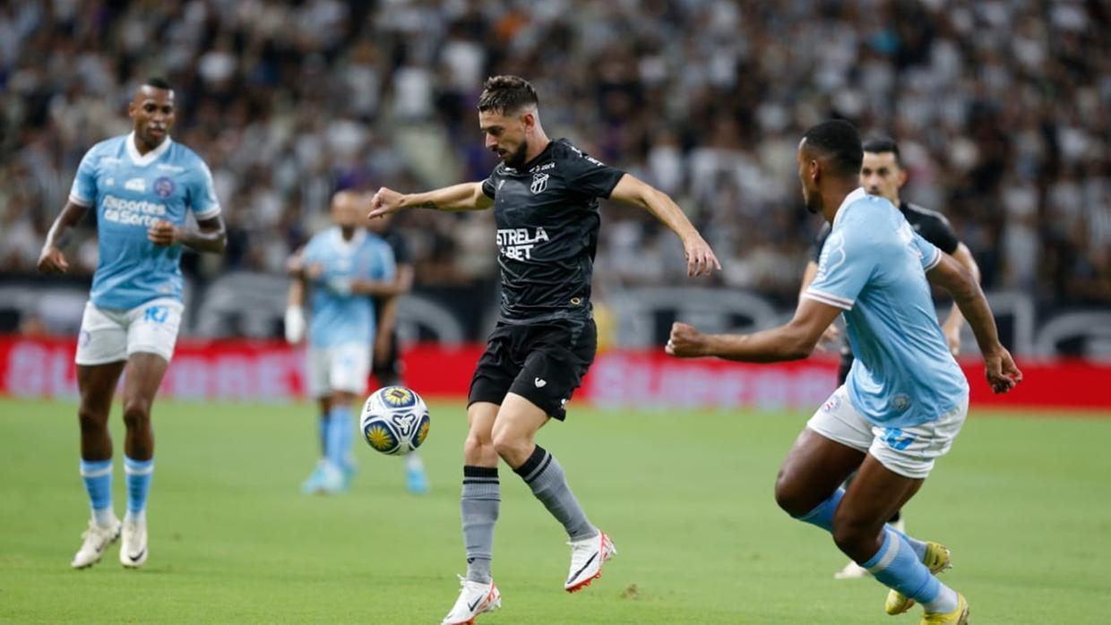 Ceará perde para o Bahia de virada no Castelão pela Copa do Nordeste e sofre 1º derrota em 2024