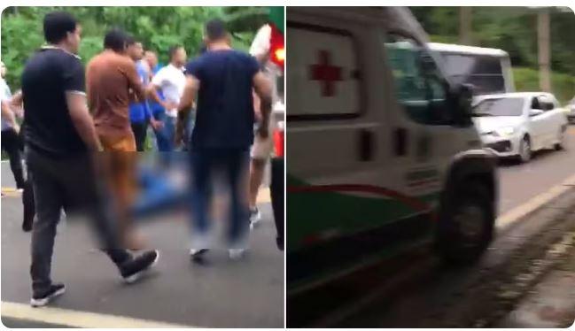 Homem sofre acidente de moto e é atropelado por policial enquanto recebia socorro em  Meruoca, no interior do Ceará
