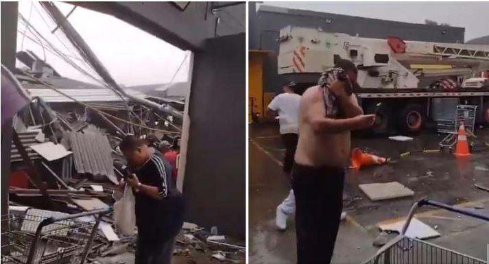 Teto de supermercado desaba e deixa pelo menos 11 feridos em São Paulo