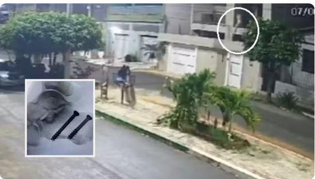 Mulher pula do 2º andar de casa e fratura calcanhar enquanto família é mantida refém em assalto em  Ipu, no interior do Ceará.