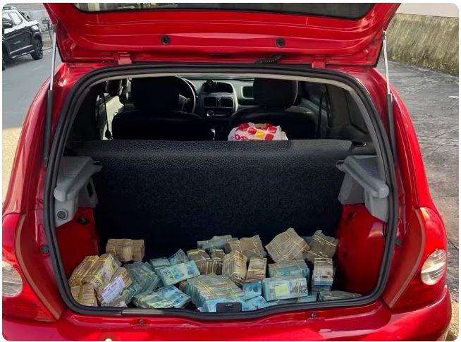 Carro abandonado é apreendido com cerca de R$ 1 milhão dentro de porta-malas em São Luís no Maranhão