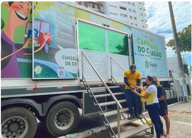 Caminhão do Cidadão realiza emissão de RG e CPF em Fortaleza, Jucás, Cedro e outras cidades nesta semana; veja lista