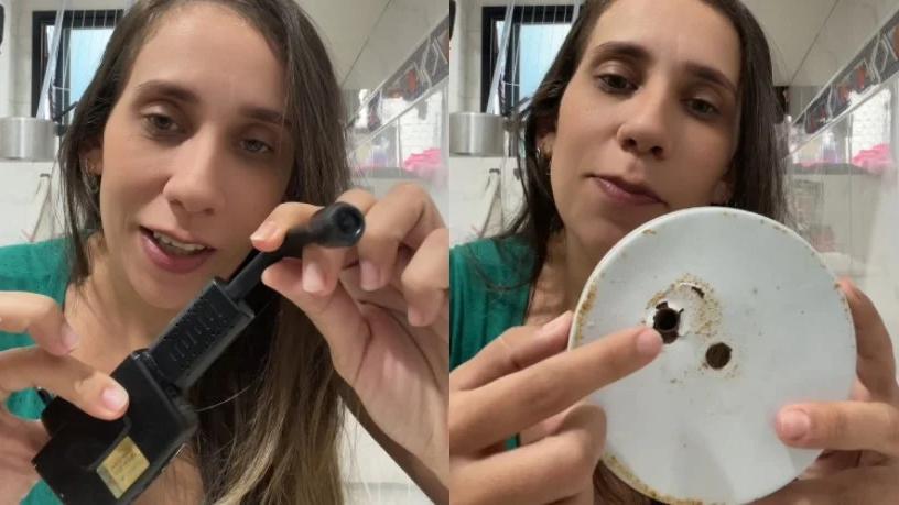 Família encontra câmera escondida em teto do banheiro de apartamento alugado em São Paulo