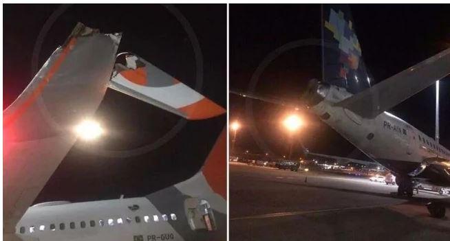 Aviões colidem no aeroporto de Teresina, e voos são cancelados