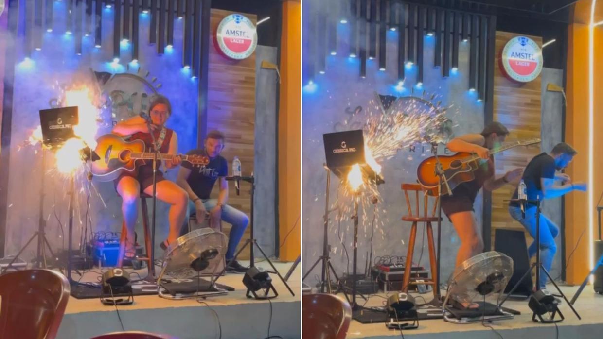 Notebook explode durante show de cantora em bar de Iguatu no Interior do Ceará: ‘Livramento’