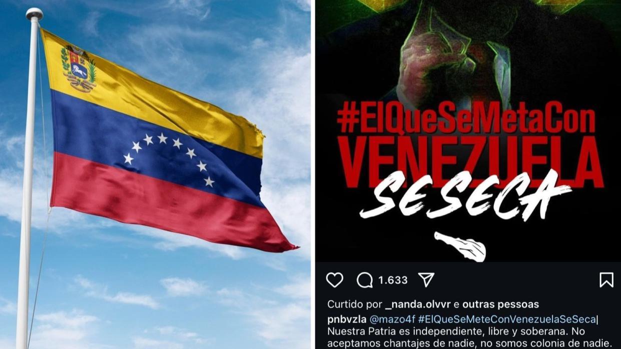 Polícia da Venezuela ameaça Brasil em publicação nas redes sociais; veja