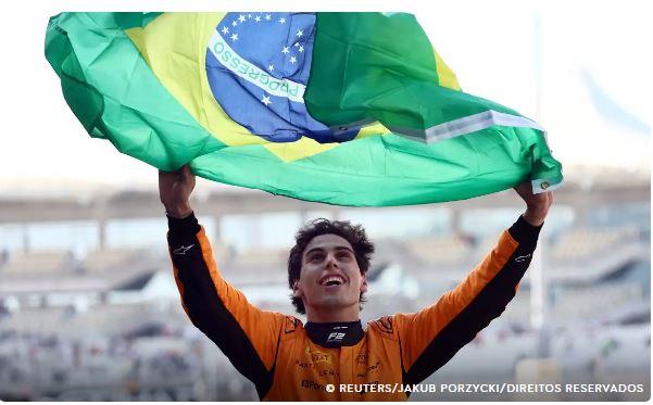 Gabriel Bortoleto é campeão da Fórmula 2 na temporada 2024