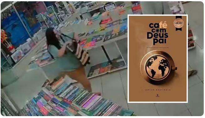 Casal furta unidades do livro 'Café com Deus Pai' de livraria em Fortaleza
