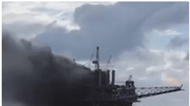 Explosão em plataforma da Petrobras na Bacia de Campos, no litoral norte do Rio de Janeiro deixa 11 feridos, afirma Sindipetro