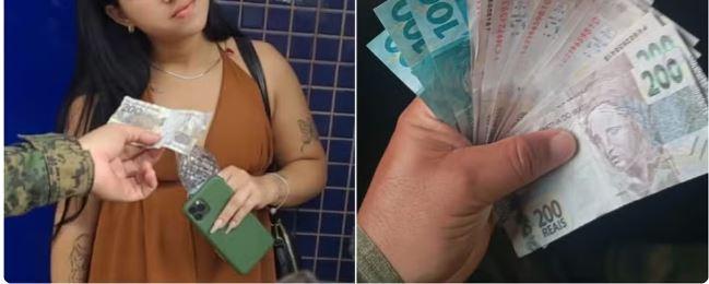 Alagoana é presa no Centro de Juazeiro do Norte, no Cariri cearense com R$ 2,1 mil em notas falsas