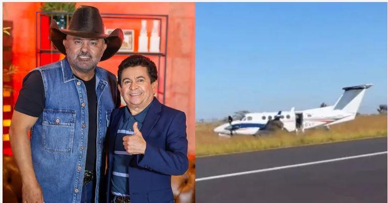 Avião com dupla Rionegro & Solimões faz pouso forçado em aeroporto no Interior de São Paulo