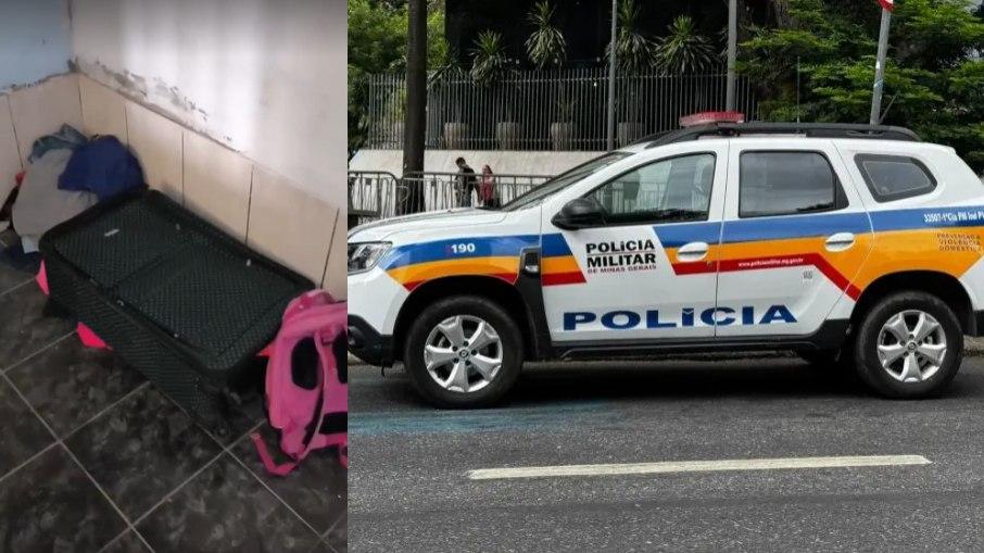 Foragido tenta se esconder em mala para não ser preso
