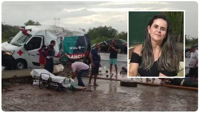 Morre técnica de enfermagem ferida em acidente com ambulância no Ceará. Uma enfermeira continua internada em estado grave