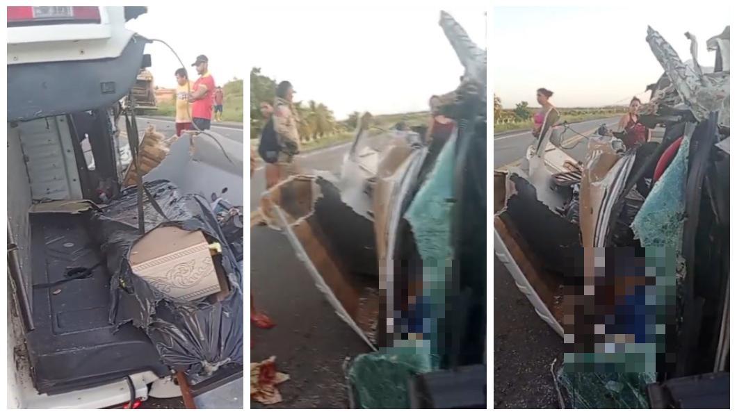 Motorista de carro funerário que levava corpo do Ceará para a Paraíba morre em acidente na BR-230 na cidade paraibana de Sousa