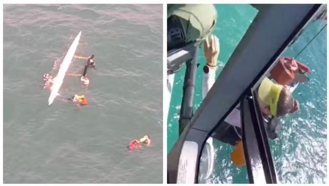 Canoa vira no mar e seis pessoas ficam à deriva, no Ceará