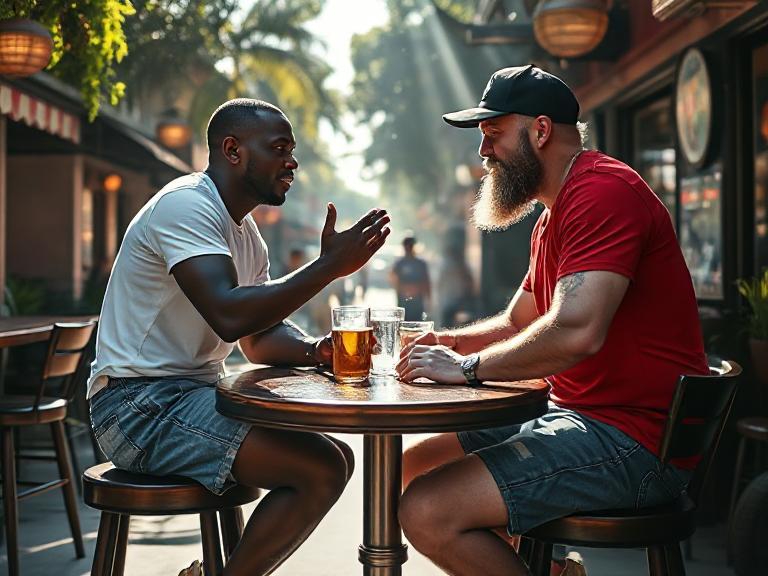 Discussão em bar termina em confusão, na Rua 13 de maio, em Iguatu